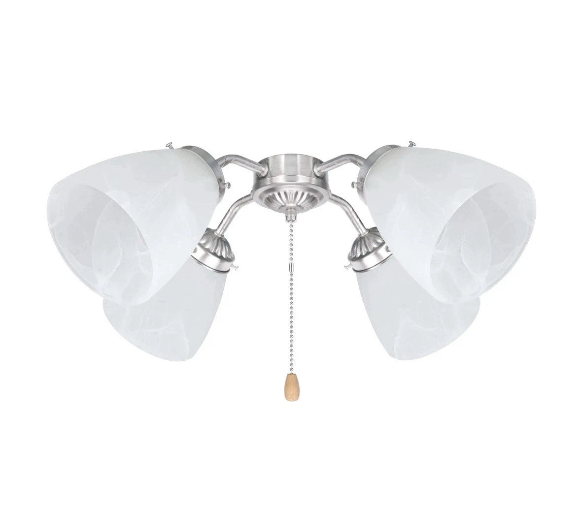 Aspen Creative 23062-4 Alabaster Transitional Style Replacement Glass Shade, ...