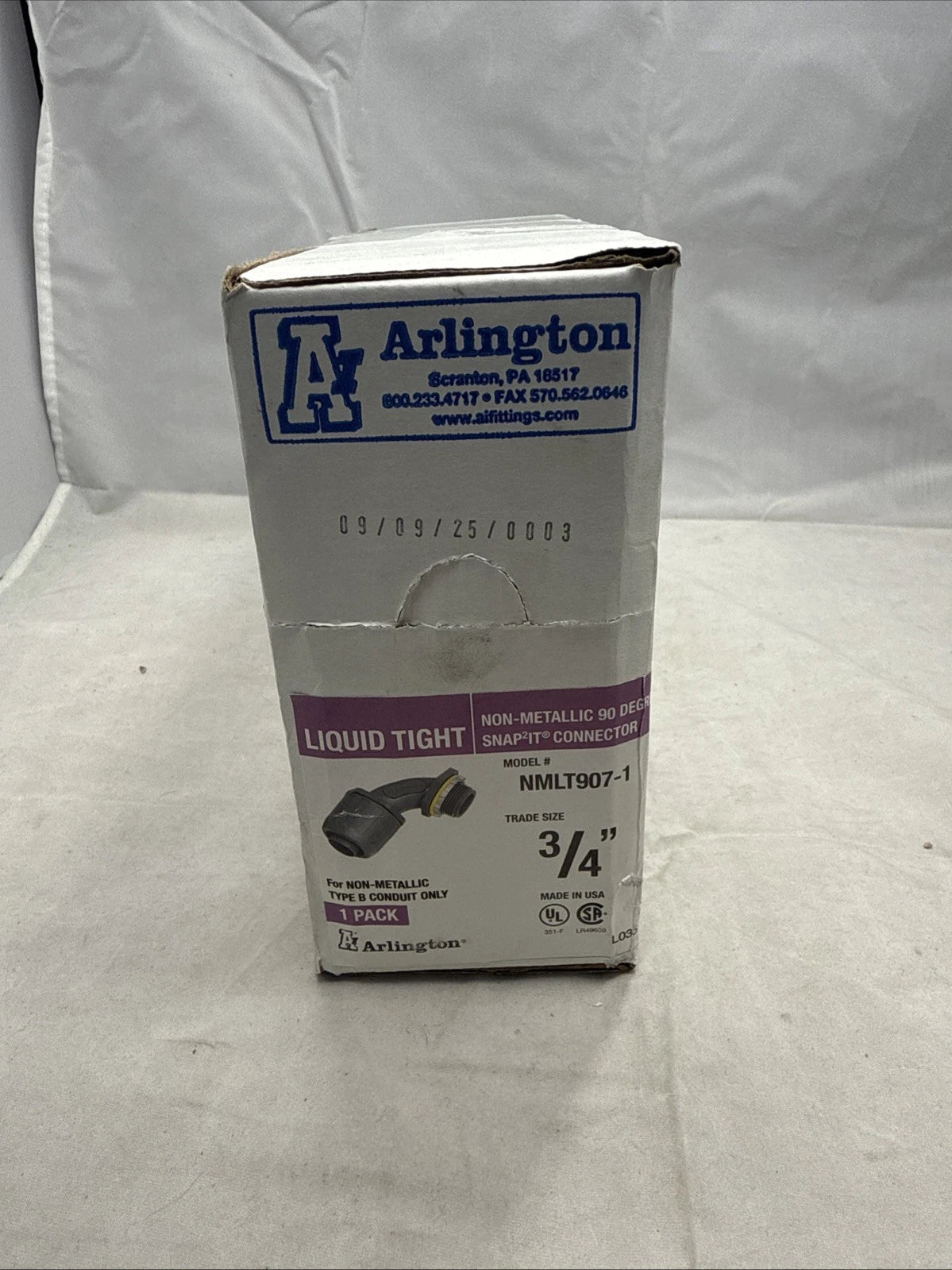 ARLINGTON INDUSTRIES NMLT907-1 / NMLT9071 NIP- box of 10