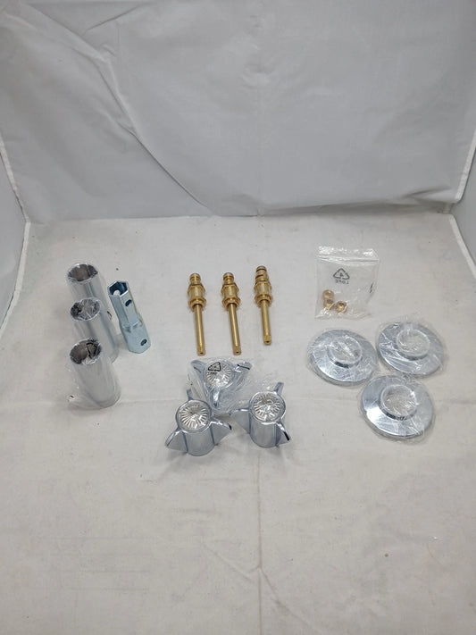 Danco 39620 Tub/Shower 3-Handle Remodeling Trim Kit in Chrome for Sayco