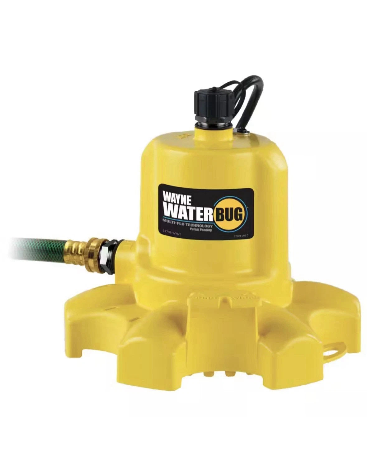Wayne 1/6 HP WaterBUG Submersible Utility Pump with Multi-Flo Technology USED