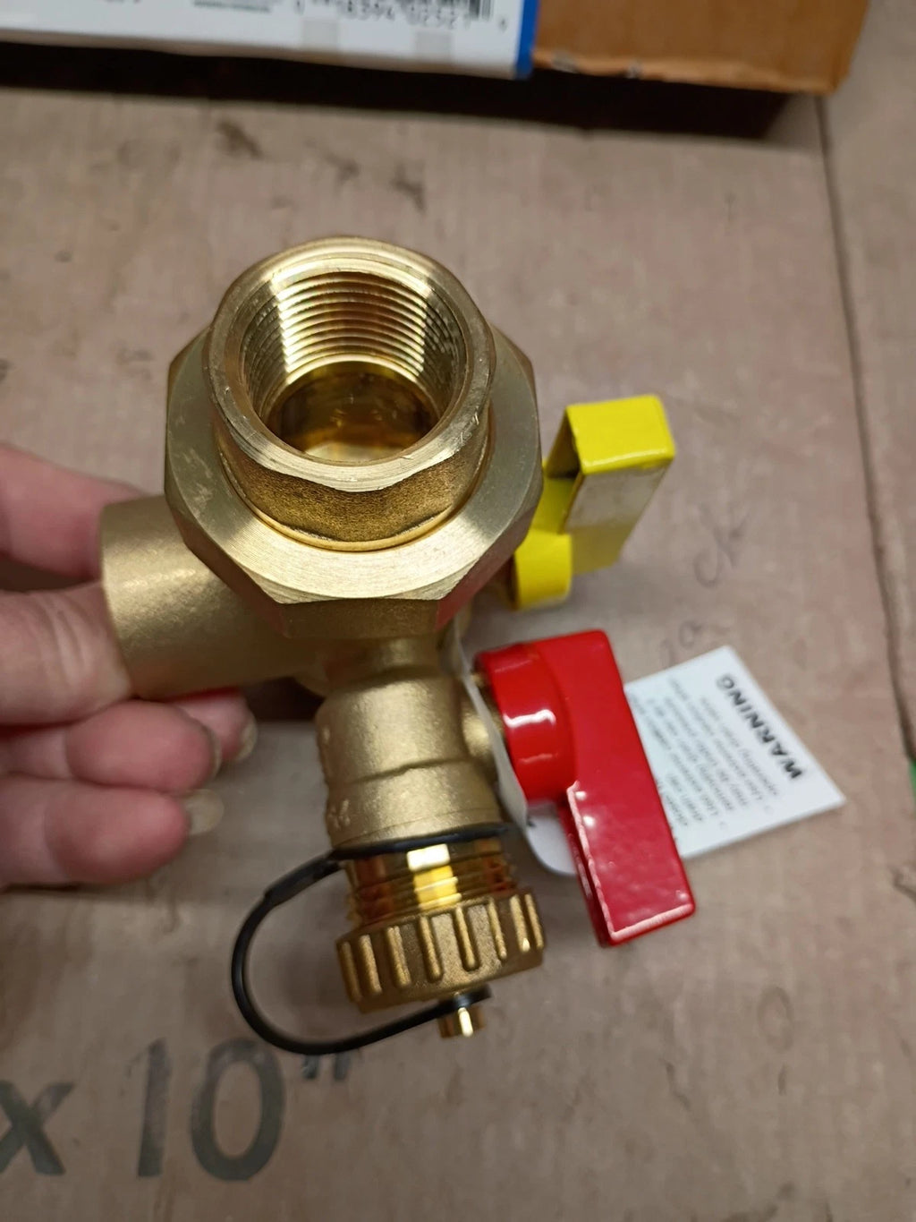 Webstone 3/4 in. EXP Ultra-Compact Tankless Water Heater Service Valve 42443 OB