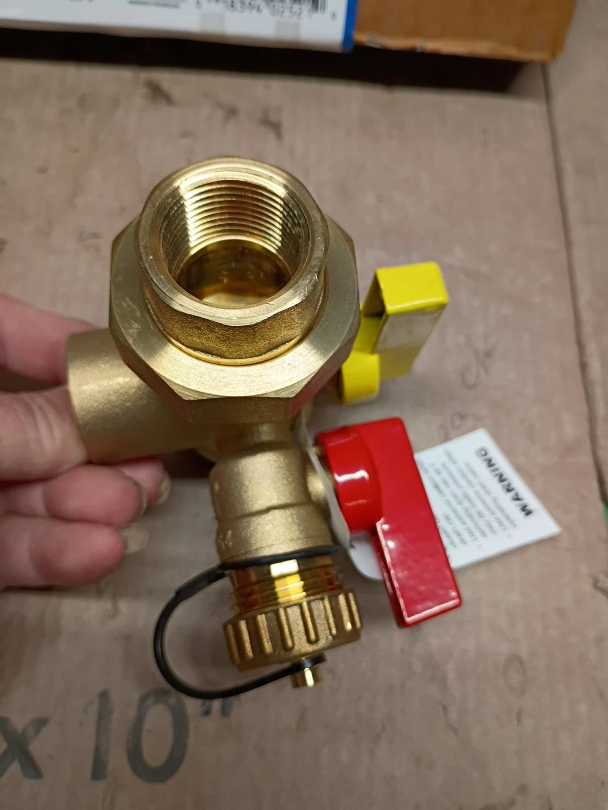 Webstone 3/4 in. EXP Ultra-Compact Tankless Water Heater Service Valve 42443 OB