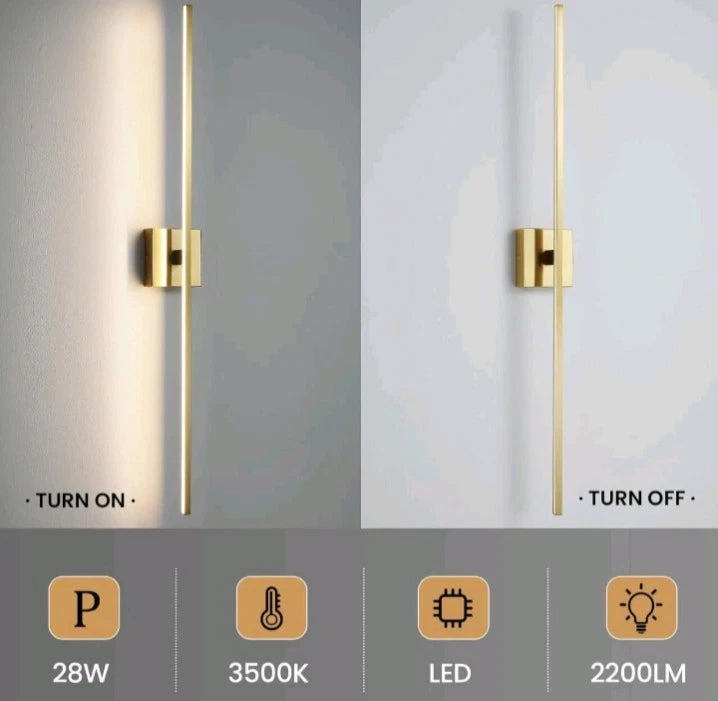 CCYCOL Gold Bathroom Vanity Light Fixtures - 39 inch Open Box