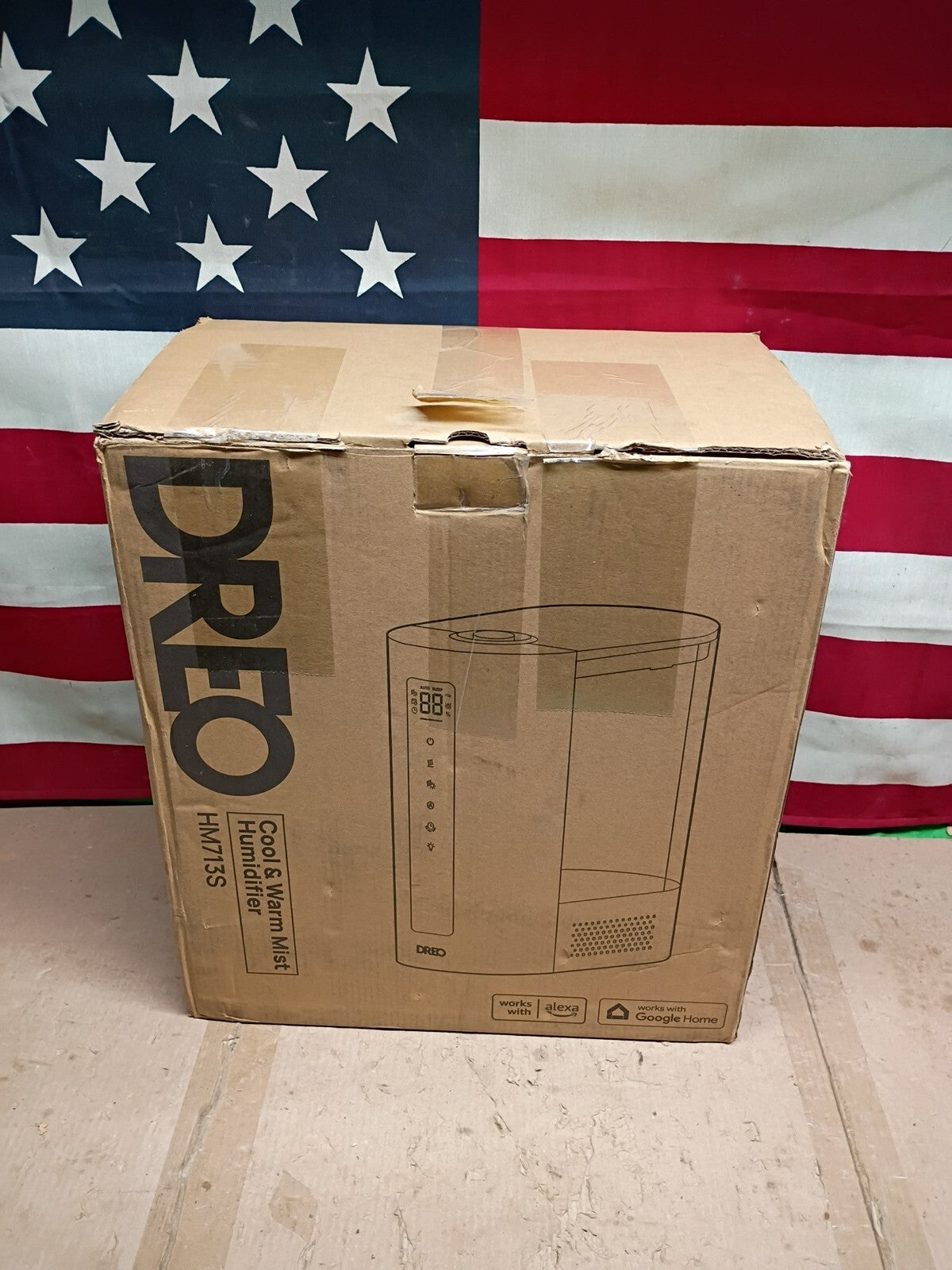 Dreo 6L Humidifiers for Bedroom, Smart Warm  Cool Mist for Large Room, 60Hr