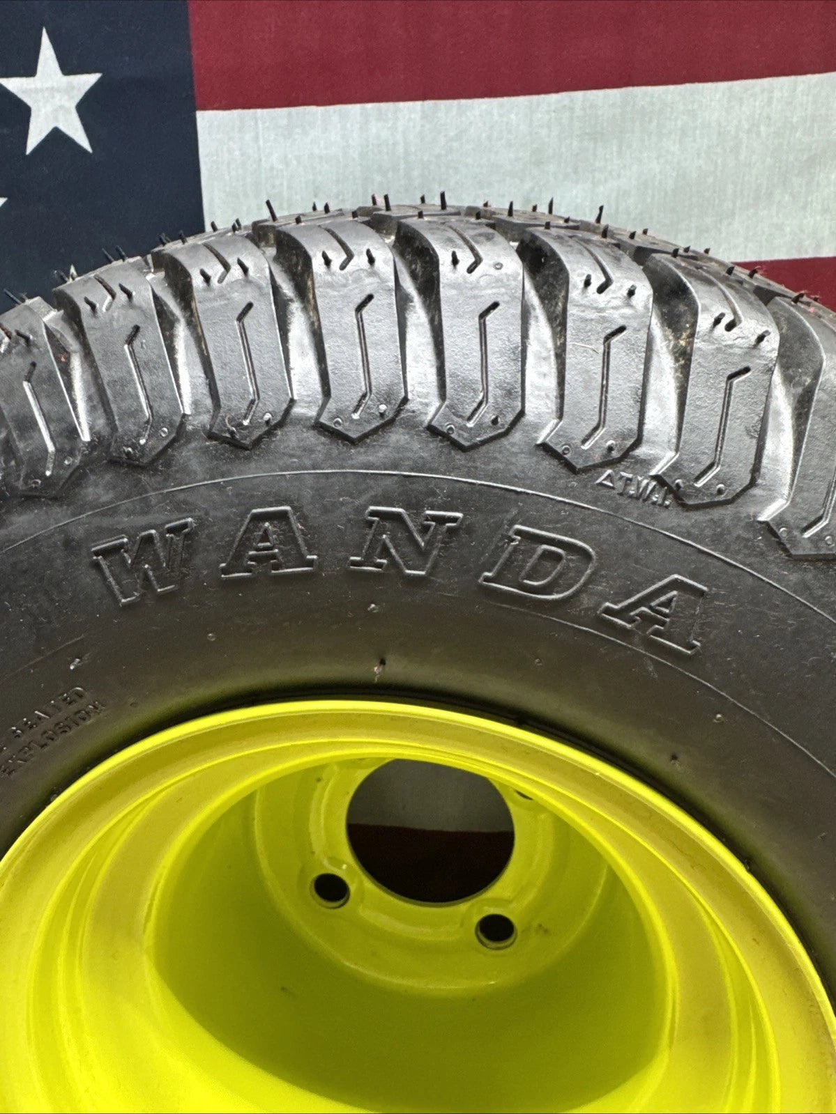 Rear Wheel And Tire For Ryobi Z54Li 80V Zero Turn Lawn Mower