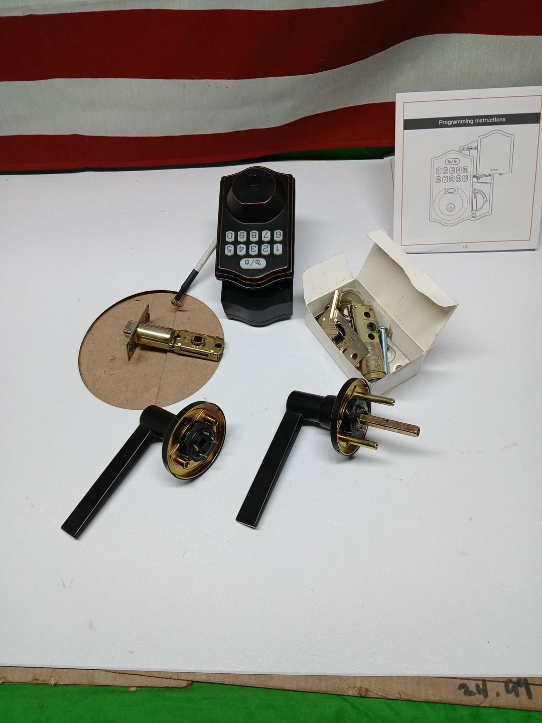 Keyless Entry Deadbolt Keypad Digital Fingerprint