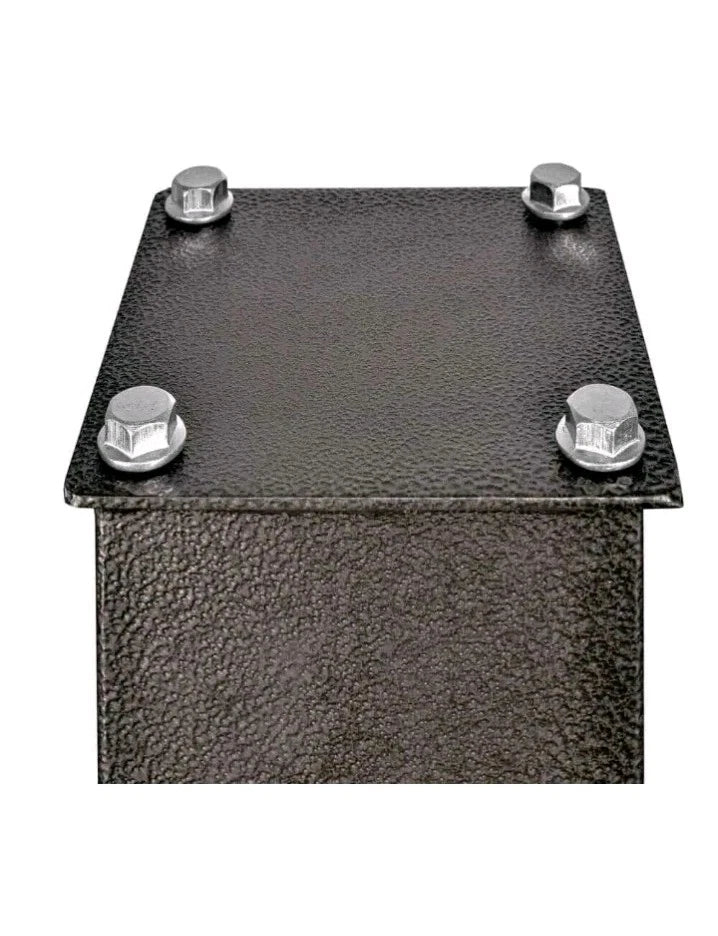 Mail Boss In-Ground Post Galvanized Steel Bronze Color Mounting Fits Over 4x4 OB