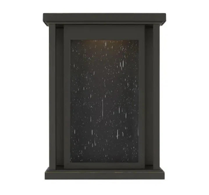 Faywood Small 7.5 in. W x 10.5 in. H Antique Bronze Outdoor Hardwired Wall OB