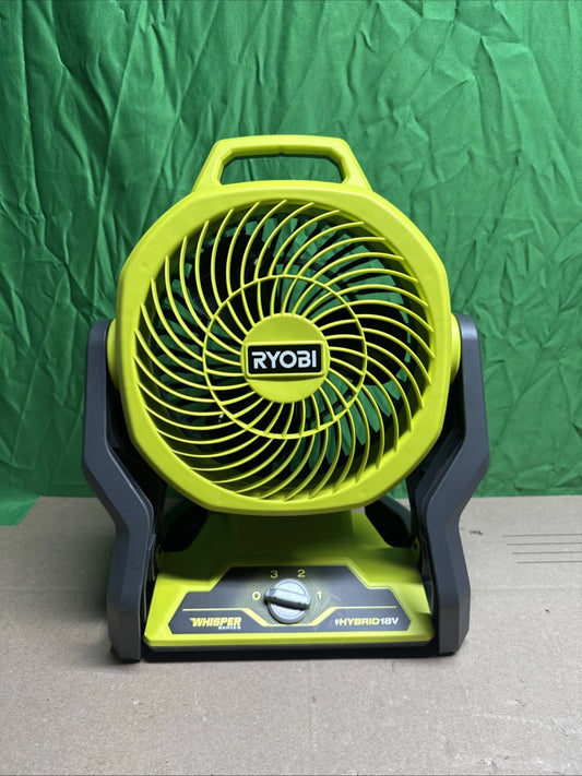 RYOBI ONE+ 18V 7.5" WHISPER Hybrid Fan PCL811K - Tool Only