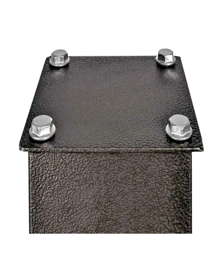 Mail Boss In-Ground Post Galvanized Steel Bronze Color Mounting Fits Over 4x4 OB