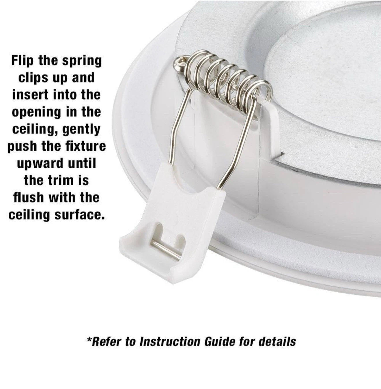 4PACK Commercial Electric 6” Color Changing LED Recessed Kit - 53807101A (White)