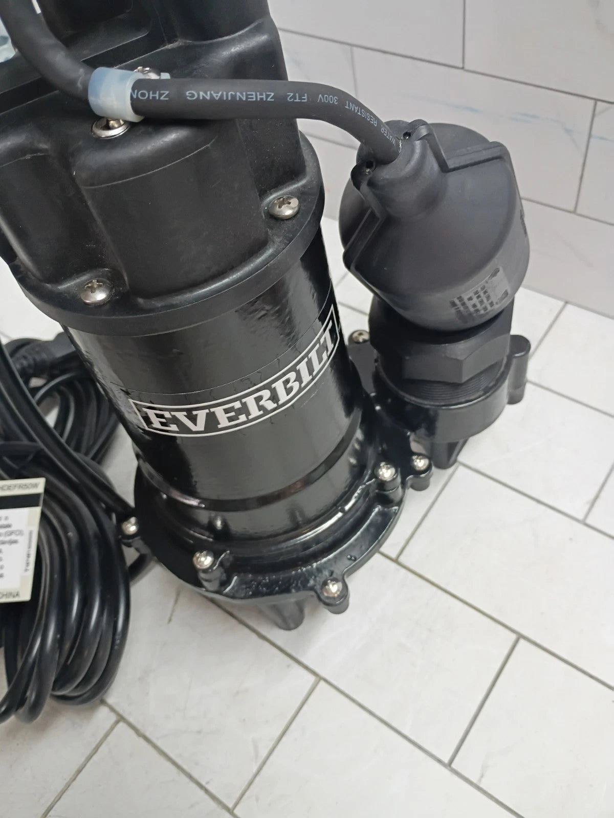 Everbilt HDEFR50W 1/2 HP Effluent Pump, Open Box Read Description.