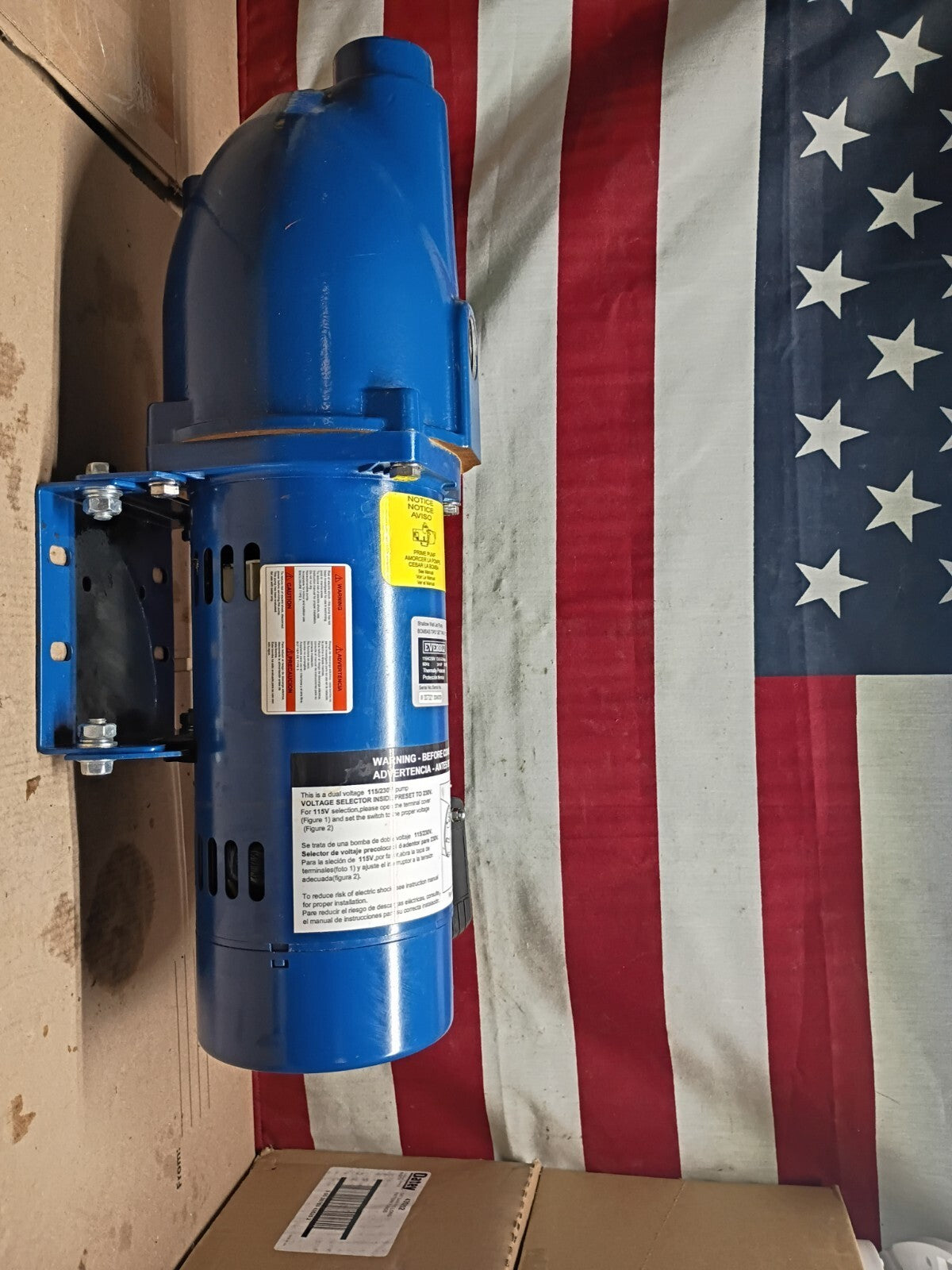 Everbilt HDSWJ7 3/4 HP Cast Iron Shallow Well Jet Pump *For Parts *