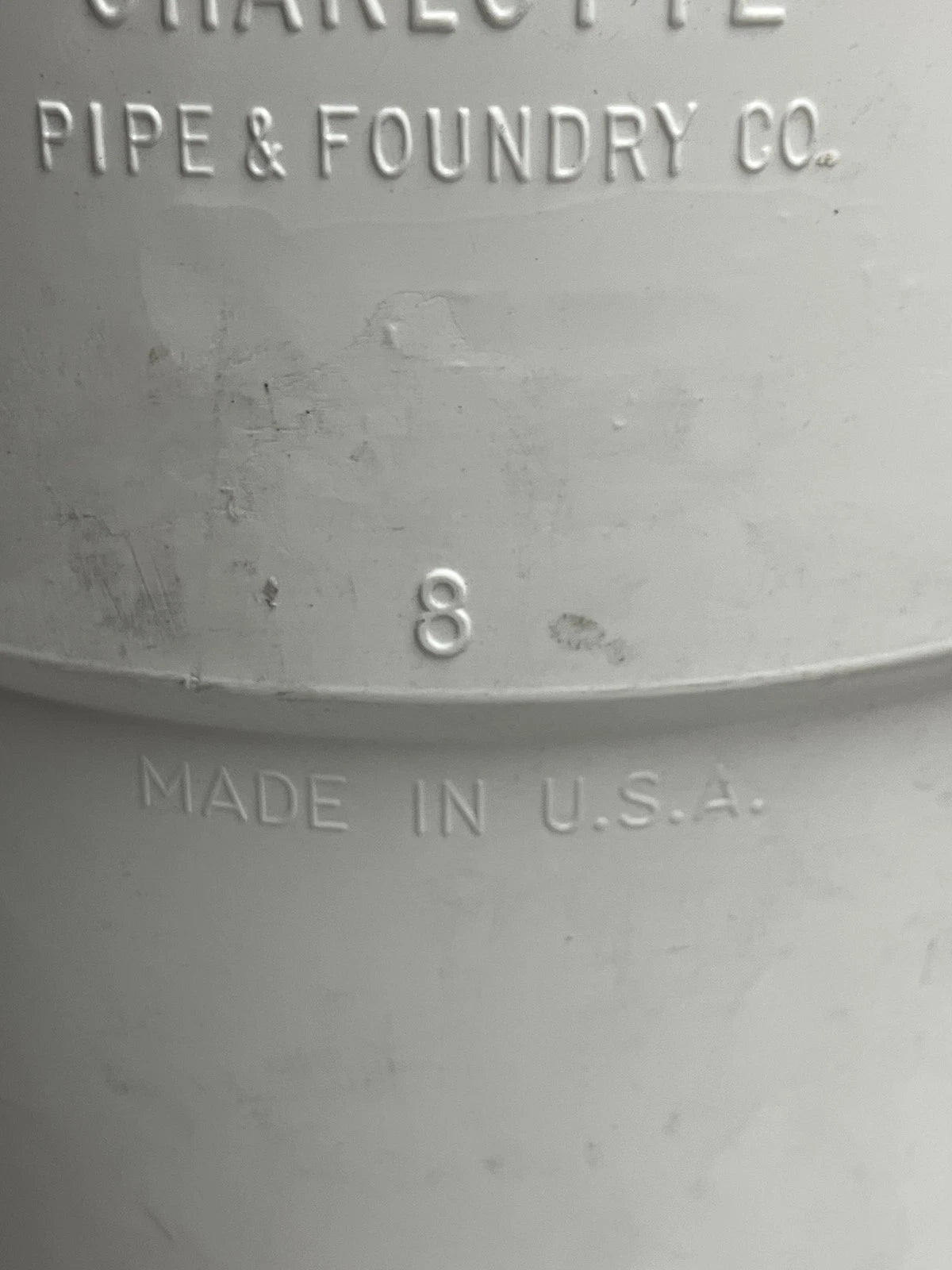 Charlotte Pipe PVC 00601 2800 8 in. x 8 in. x 4 in. PVC DWV Wye Reducing Fitting