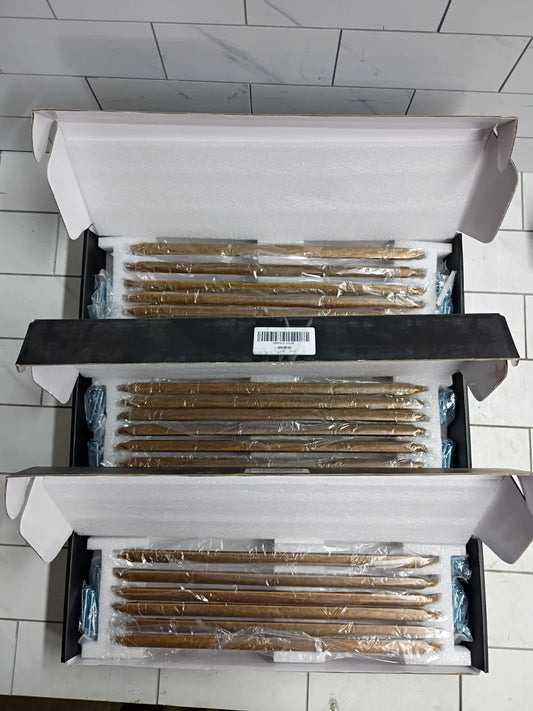 18pk Art & Design Cabinet handles 13" Pull Bar Champagne Bronze, Open Box