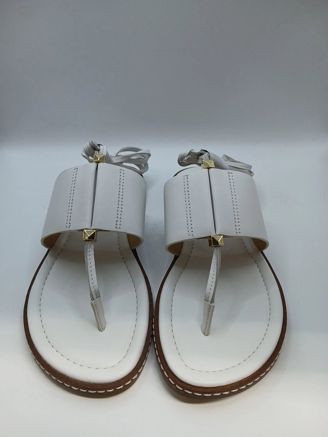 Michael Kors Marlon leather Optic White Womens size 5m