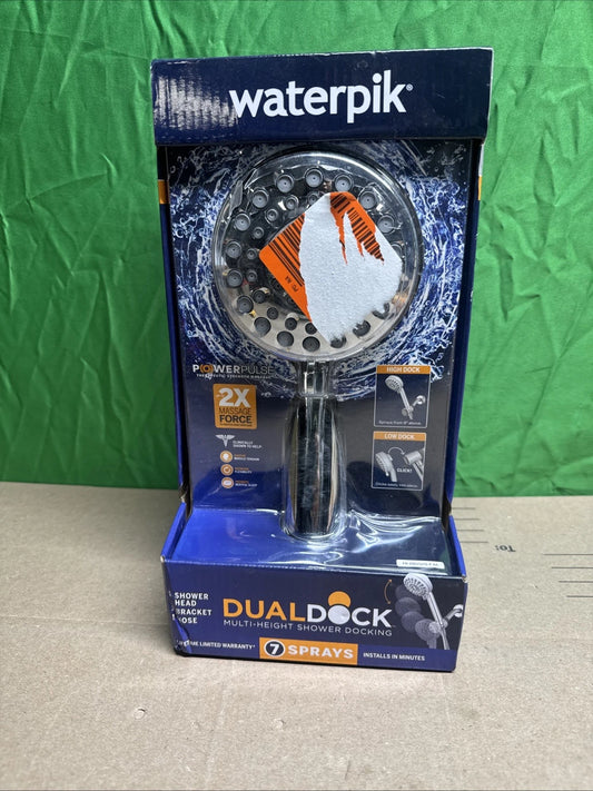 NOB Dualdock Multi-height 7spray wallmount handheld showerhead