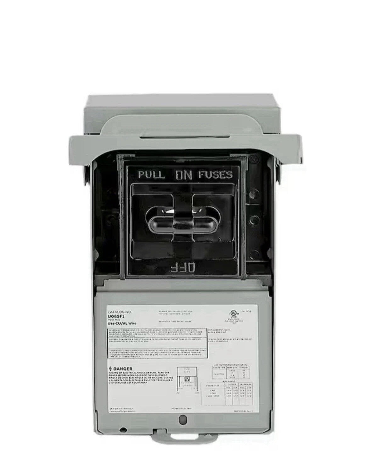 Midwest Electric 60 Amp 240V Fused AC Disconnect U065F1P
