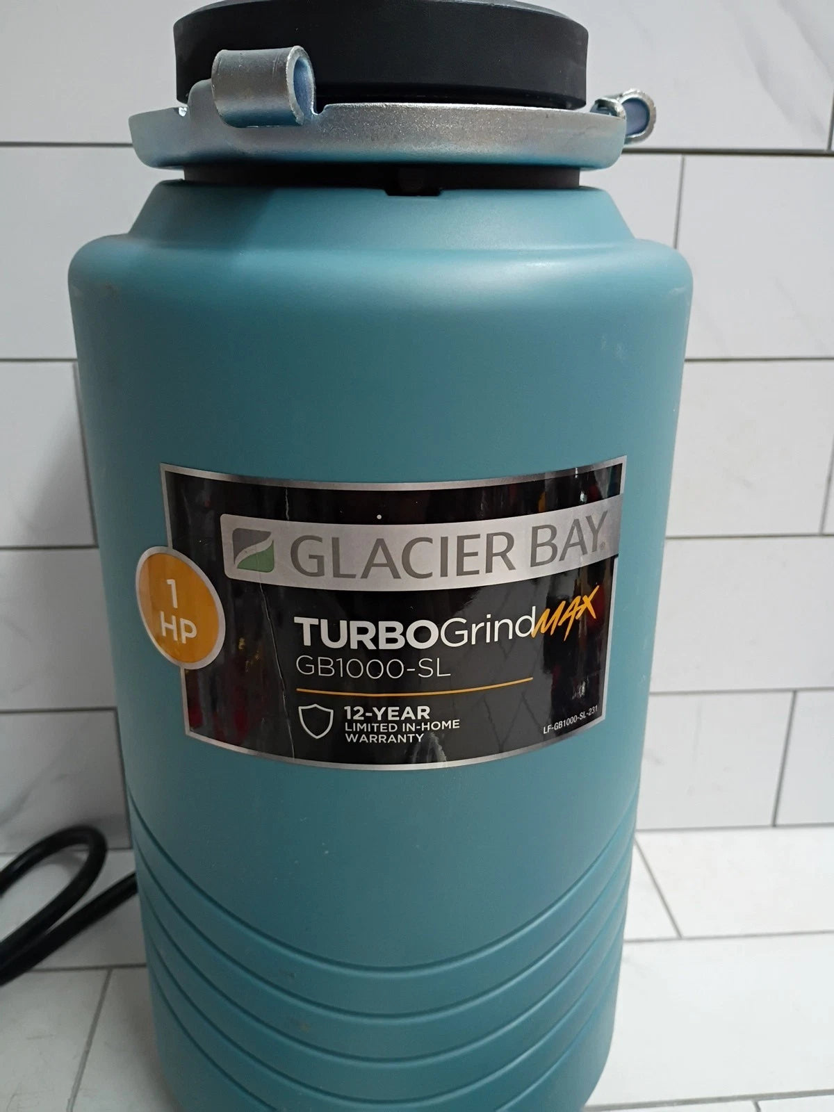 Glacier Bay TurboGrindMax 1009 507 829 Garbage Disposal 10-US-GB1000-SL Open Box