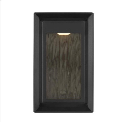 Studio Urband Small 1-light Textured Black Outdoor Integrated LED Wall Open Box
