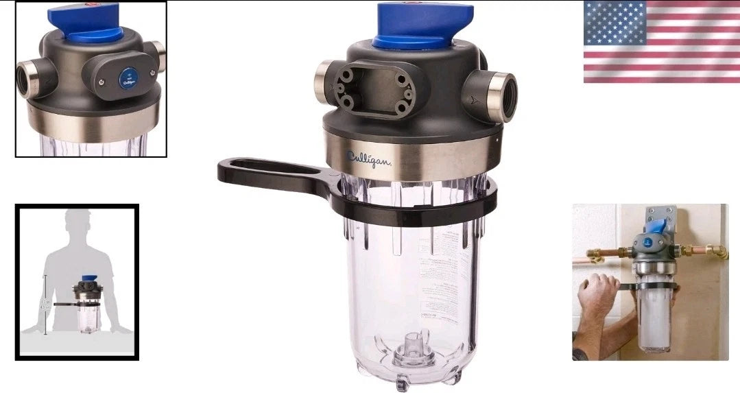 WQA Certified Whole House Water Filter - Heavy Duty, Protects Homes & Appliances