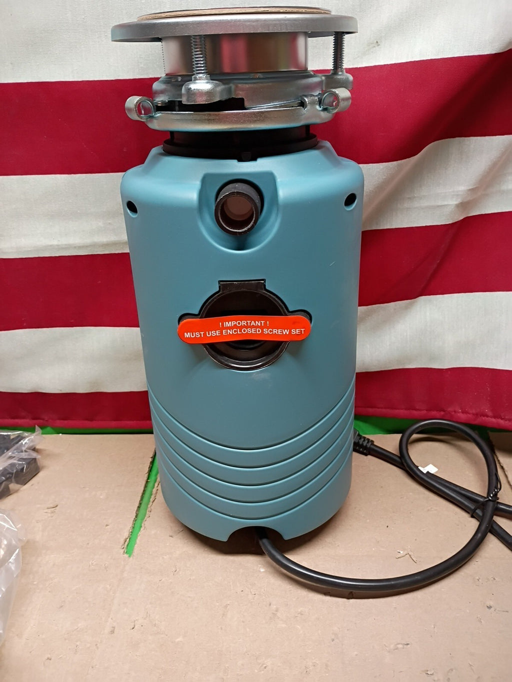Glacier Bay 1HP GB1000-SL Turbo GrindMax Garbage Disposal