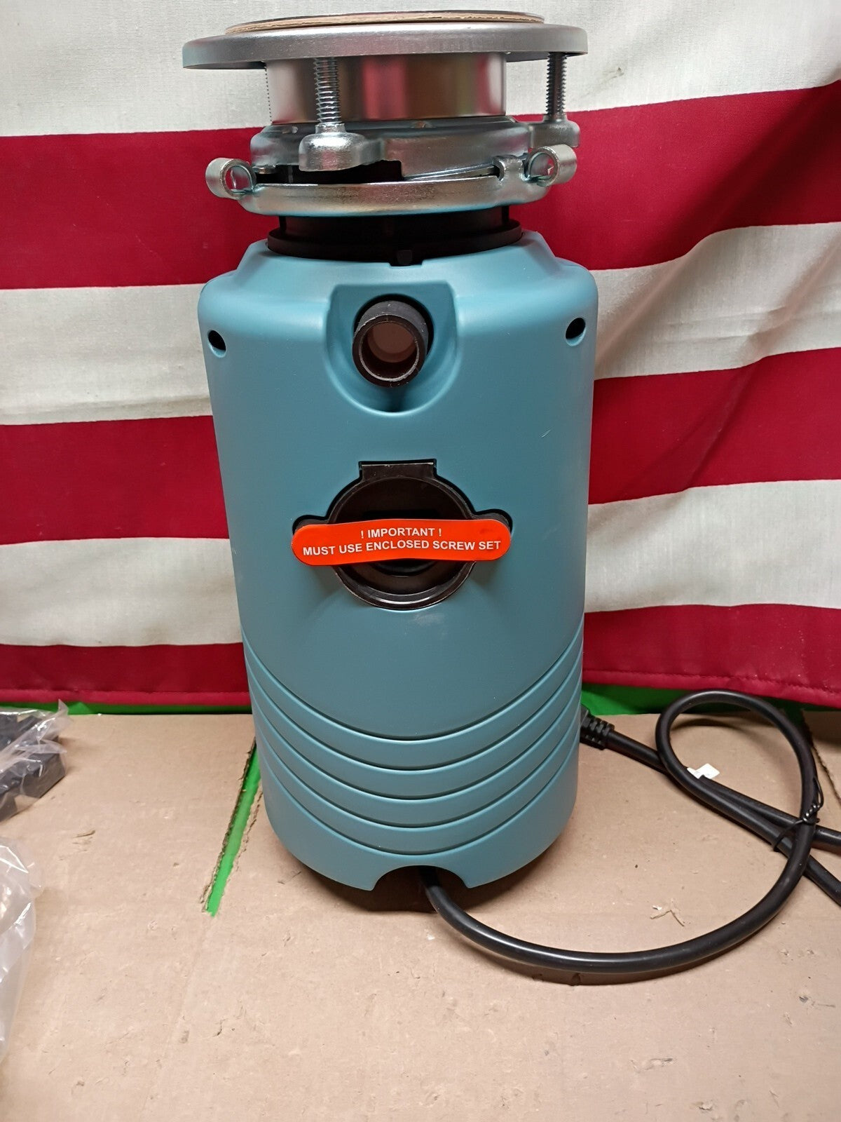 Glacier Bay 1HP GB1000-SL Turbo GrindMax Garbage Disposal