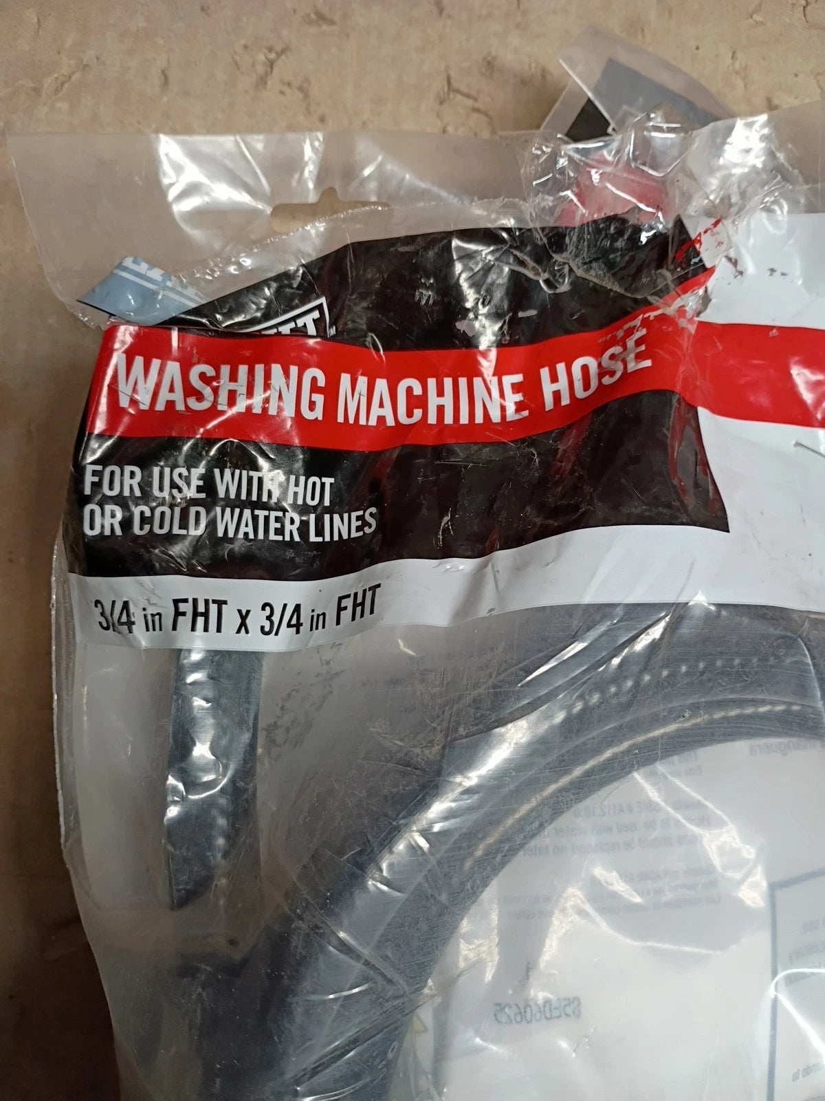 2-PK Everbilt Washing Machine Fill Hose 3/4" FHT x 3/4" FHT x 72" 1001298165, OB
