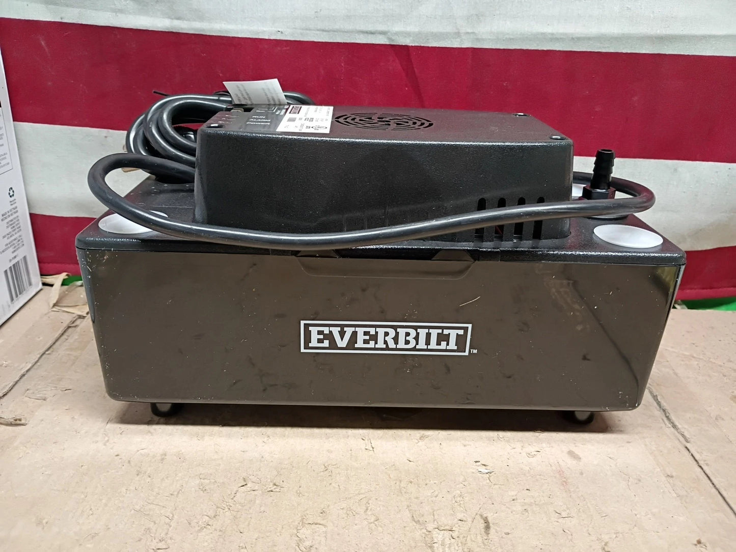 Everbilt EB-PUMP-T 120-Volt Automatic Condensate Pump W/ Hose HVAC Pump OpenBox
