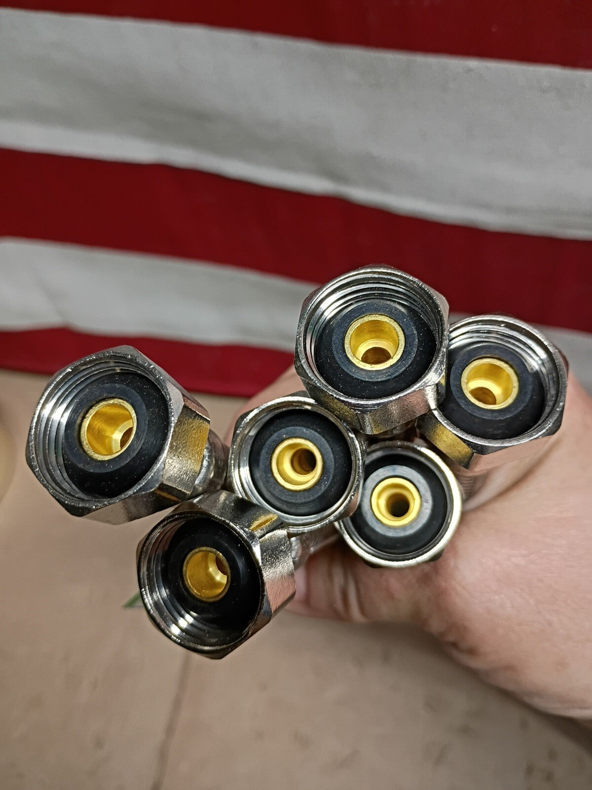 Lot Of 6 Plumbshop 3/8 in. Compression x 1/2 in. FIP x 30 in.