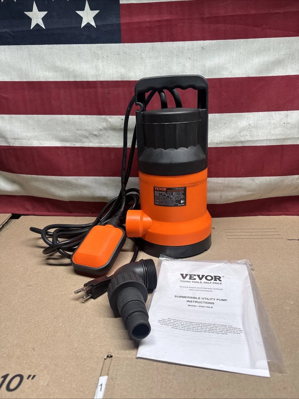 Submersible Utility Pump ZXQ1100-B.