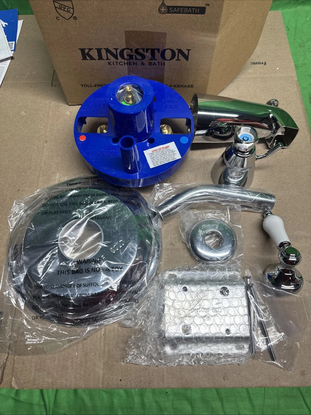 Kingston Brass KB3631AX Single-Handle Tub and Shower Faucet/ Chrome