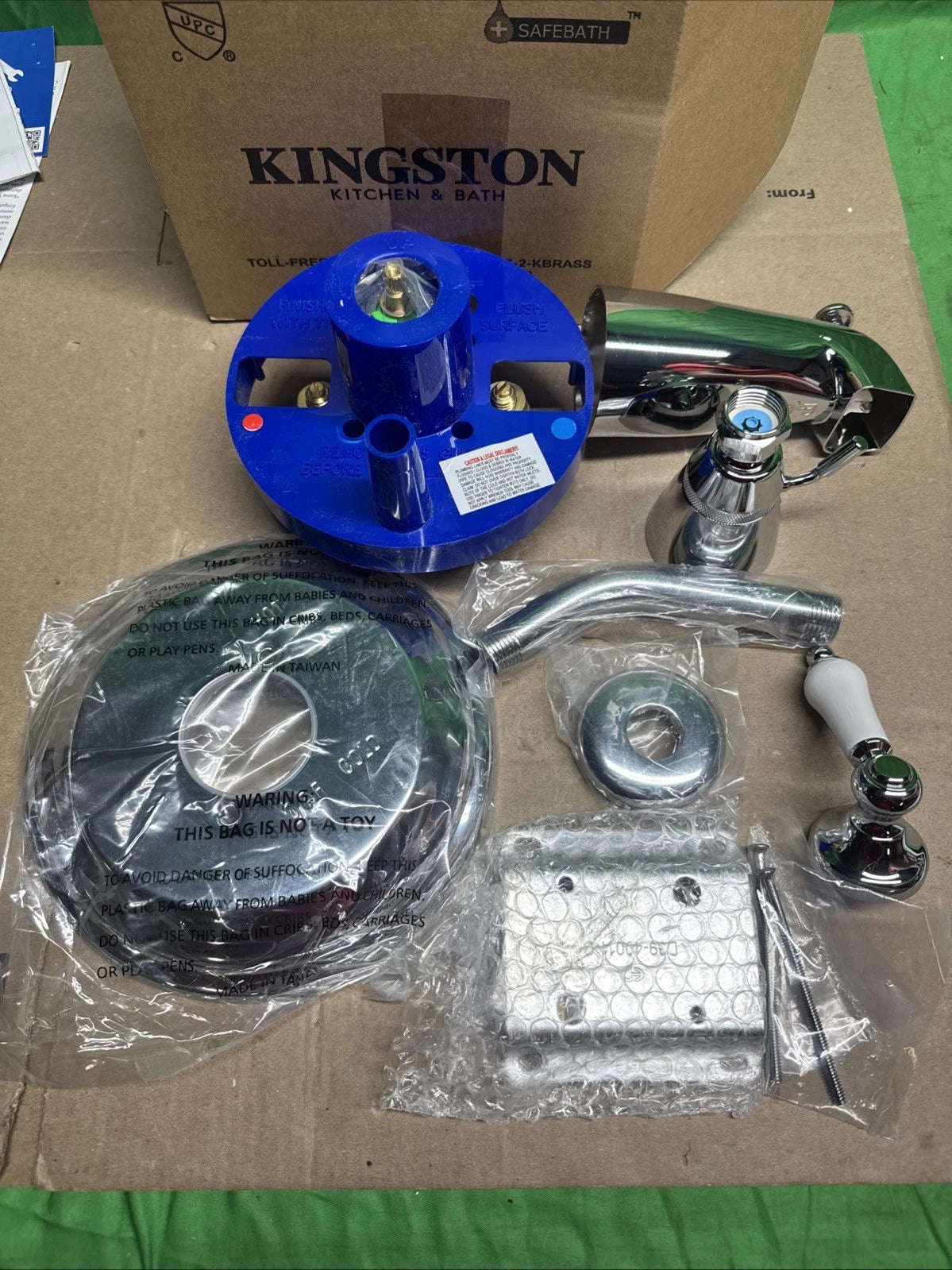 Kingston Brass KB3631AX Single-Handle Tub and Shower Faucet/ Chrome