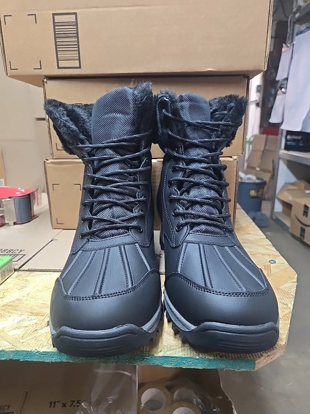 Fur Lined Mens Winter Boots US SIZE 11 EU SIZE 45