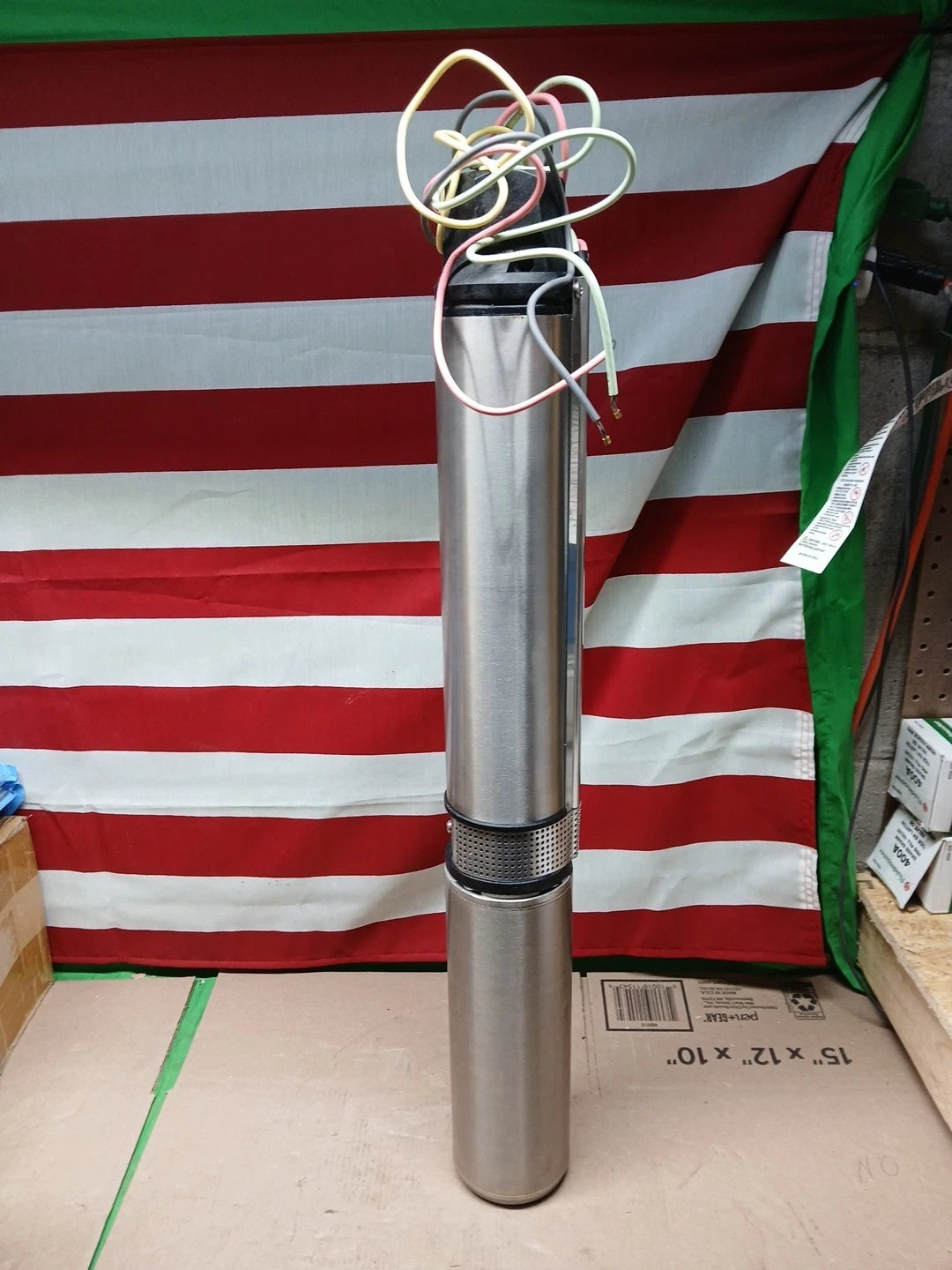 1 HP Submersible 3-Wire Motor 10 GPM Deep Well Potable Water Pump
