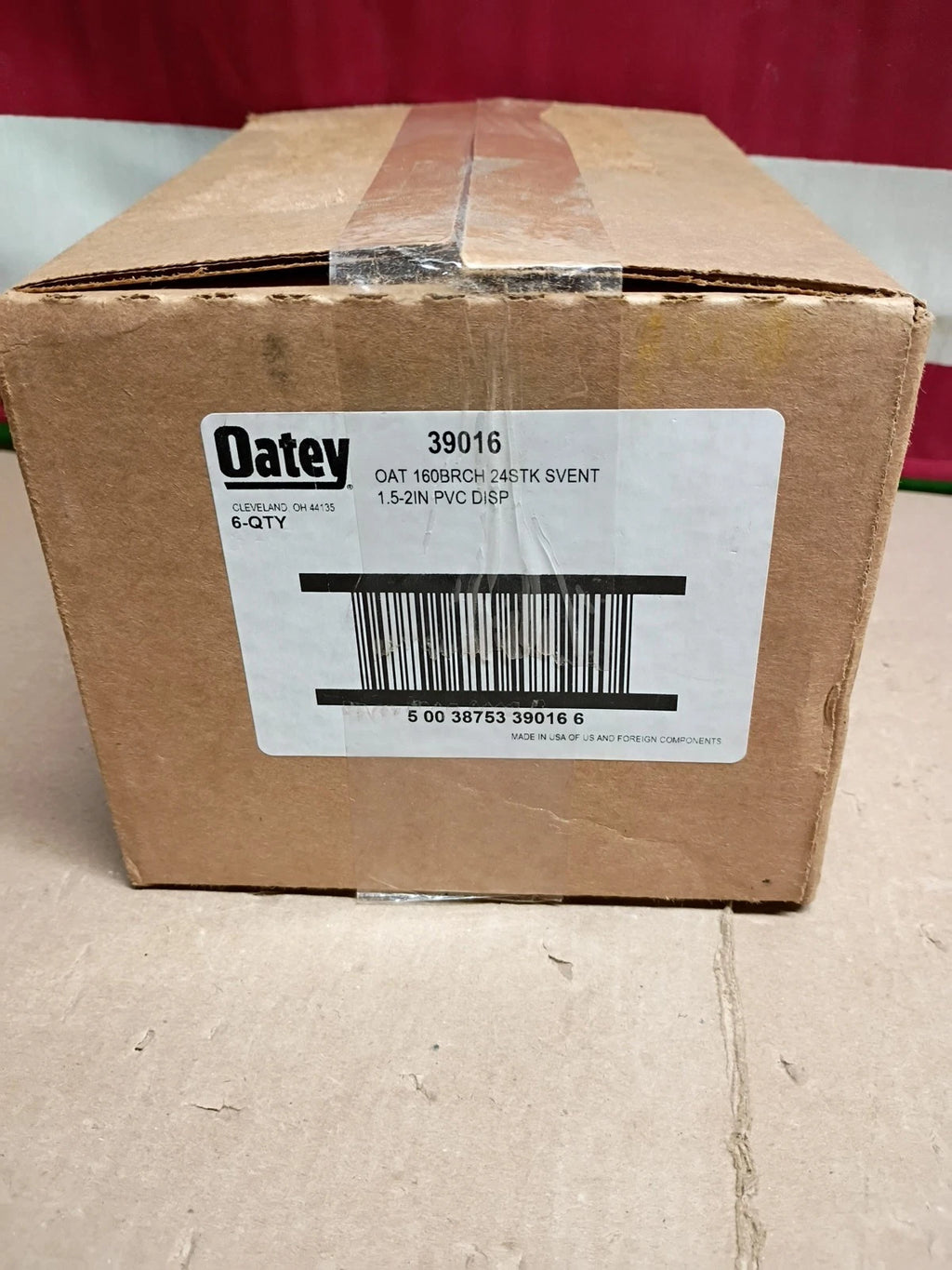 (Lot Of 6) Oatey 39016 Sure-Vent Air Admittance Valve 1.5-2" PVC.