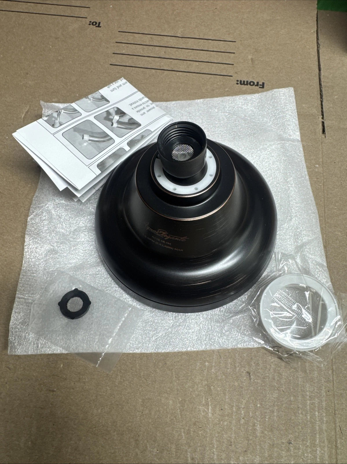 Massage & Mist Shower Head (Aqua Elegante) - Oil-Rubbed Bronze - 2.5 GPM