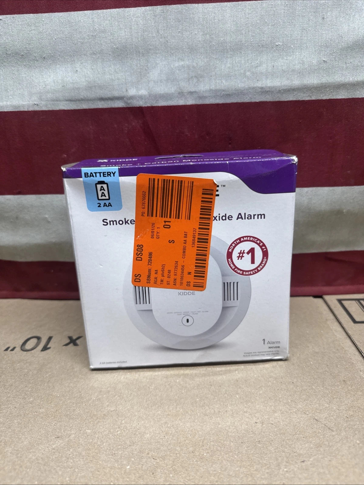 Kidde (30CUDR) AA Battery Powered Smoke & Carbon Monoxide Detector
