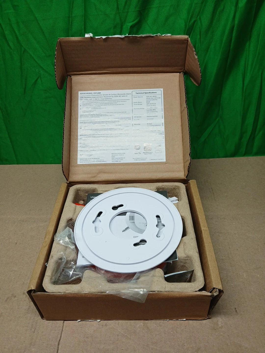 Kidde Smoke & CO Detector, AA Battery, LED, JULY 2024 (900-CUDR)