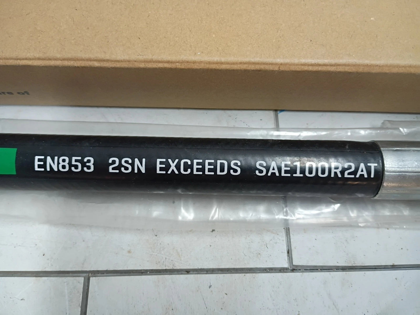 Haichy HC-FLEX 3/8" Hydraulic Hose Swivel 24" L w Female JIC x Female JIC, OB