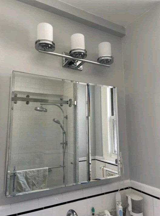 Generation Lighting 4428903-05 Franport 3 Light 21" Chrome Wall Bath Fixture OB
