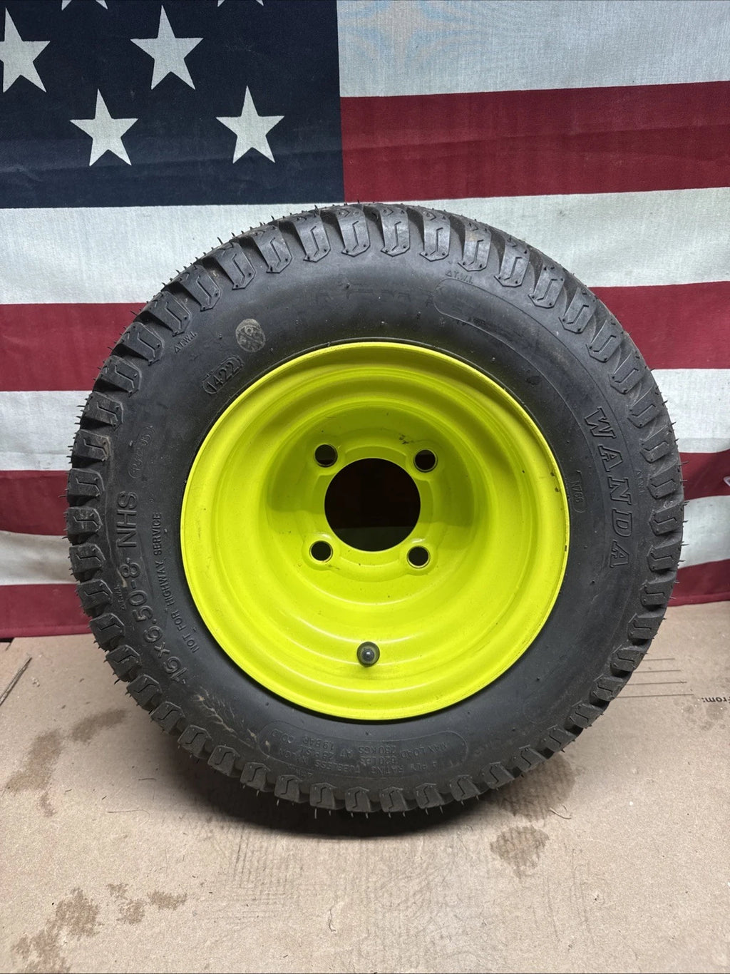 Rear Wheel And Tire For Ryobi Z30Li 80V Zero Turn Lawn Mower