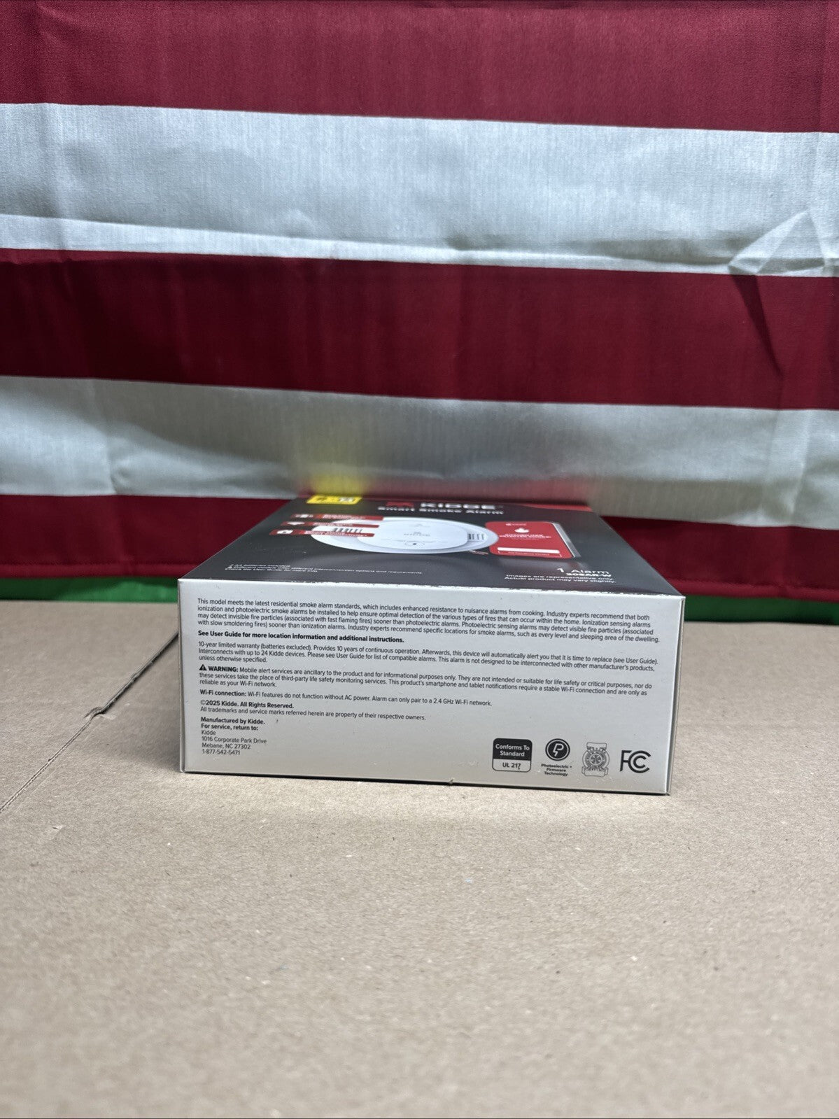 BRAND NEW Kidde Smart Smoke Alarm Detector WIRED Model 20SAR-W Wi-Fi
