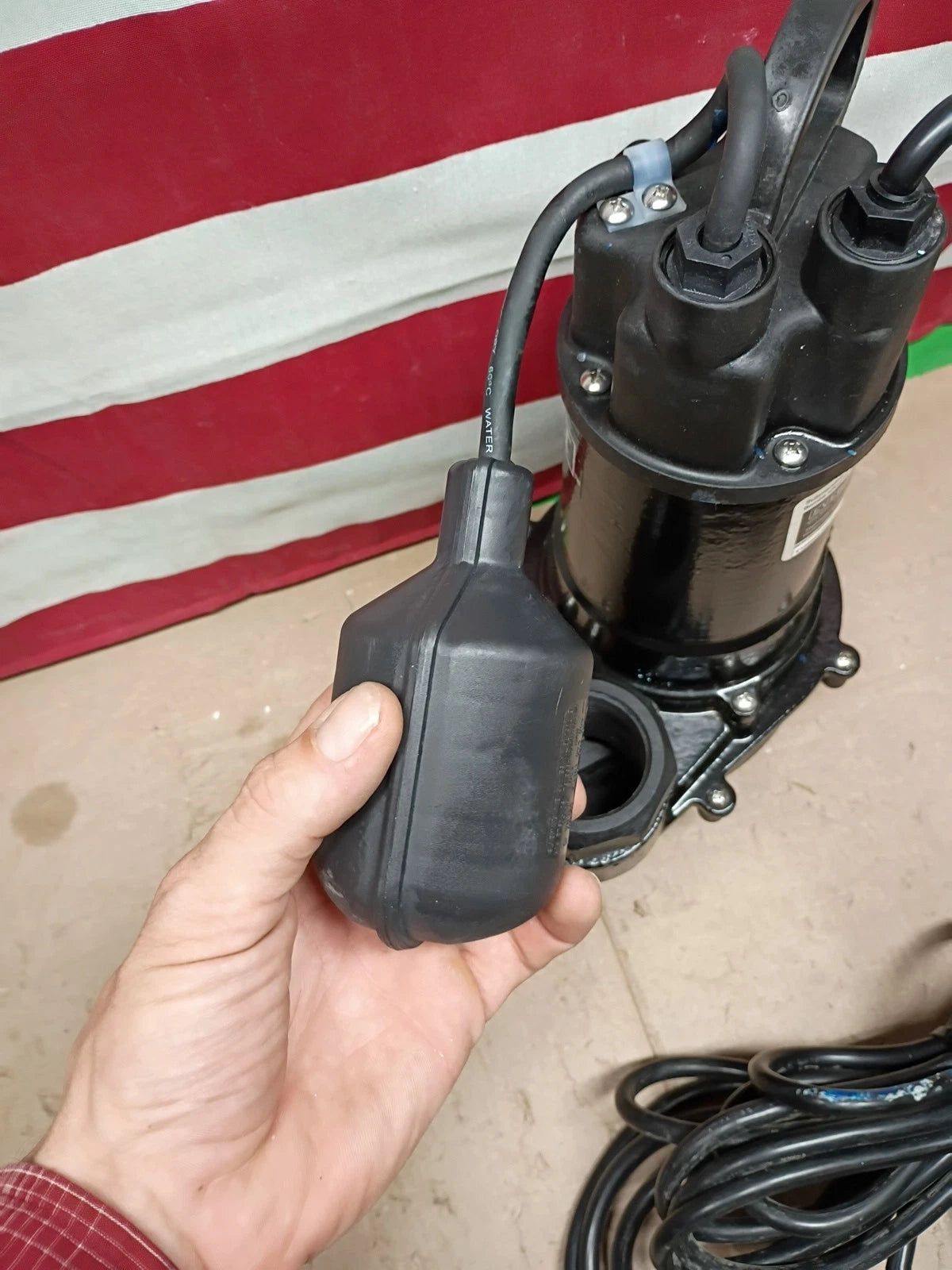 Everbilt HDEFR50W 1/2 HP Effluent Pump, USED READ DESCRIPTION