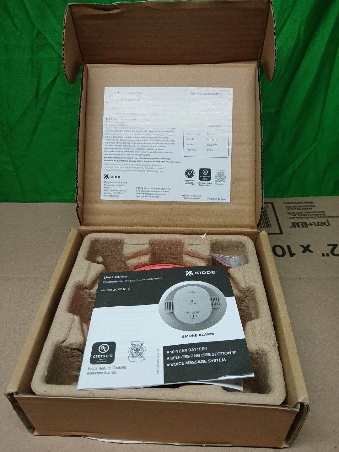 Kidde Detect 20SD10-V Smoke Alarm New Open Box