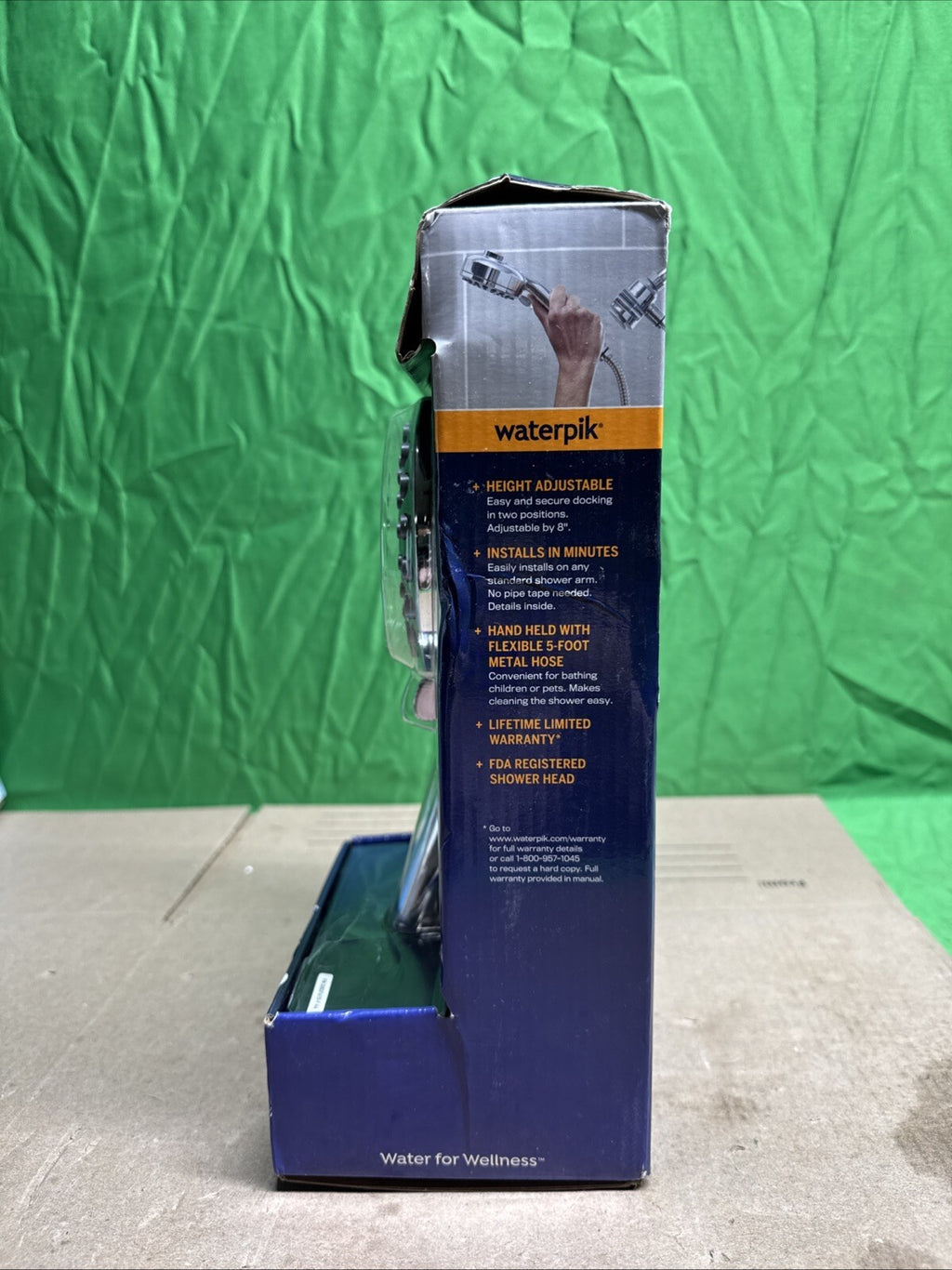 NOB Dualdock Multi-height 7spray wallmount handheld showerhead