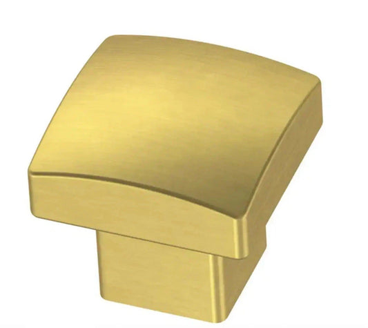 Lot Of 12 Liberty P38521C-117 Simply Geometric 1 1/8" Brushed Brass Drawer Knob