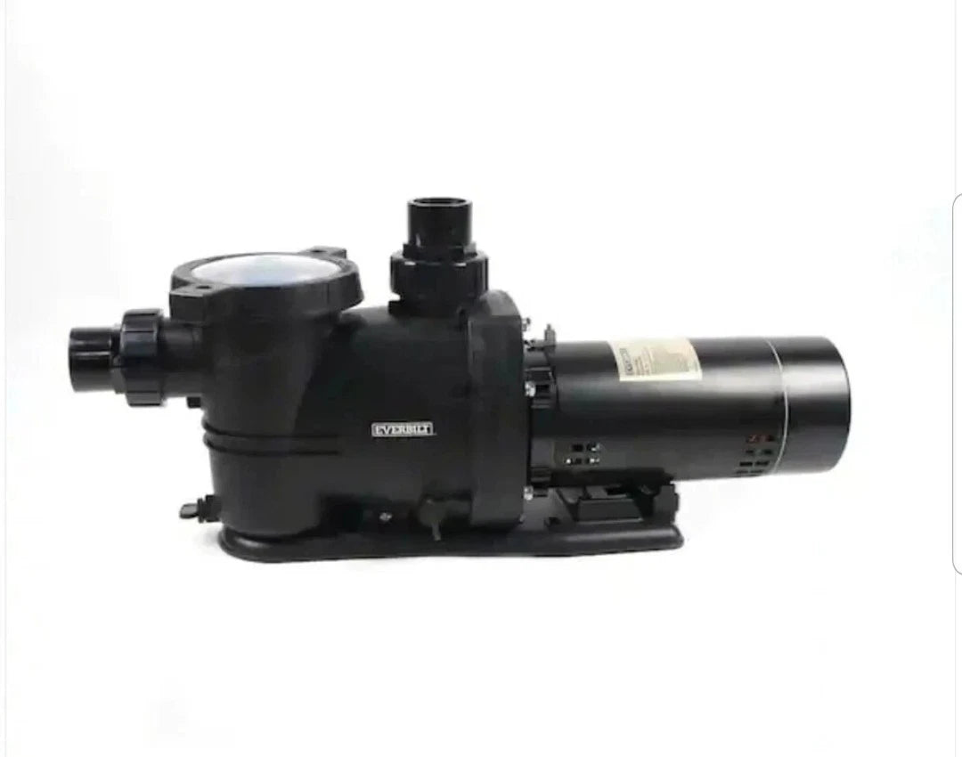 Everbilt Pool Pump Fan-Cooled Motor 1.5 HP 230V NEW OB Has Unions.....