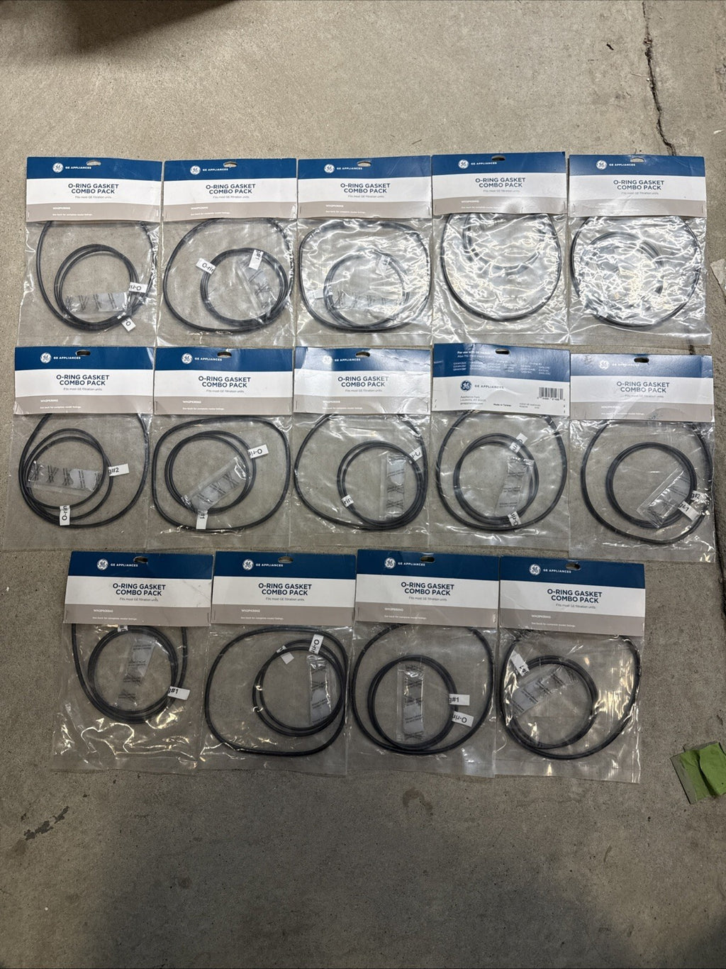 LOT OF 14 - GE WH2PKRING O-Ring Gasket Combo Pack
