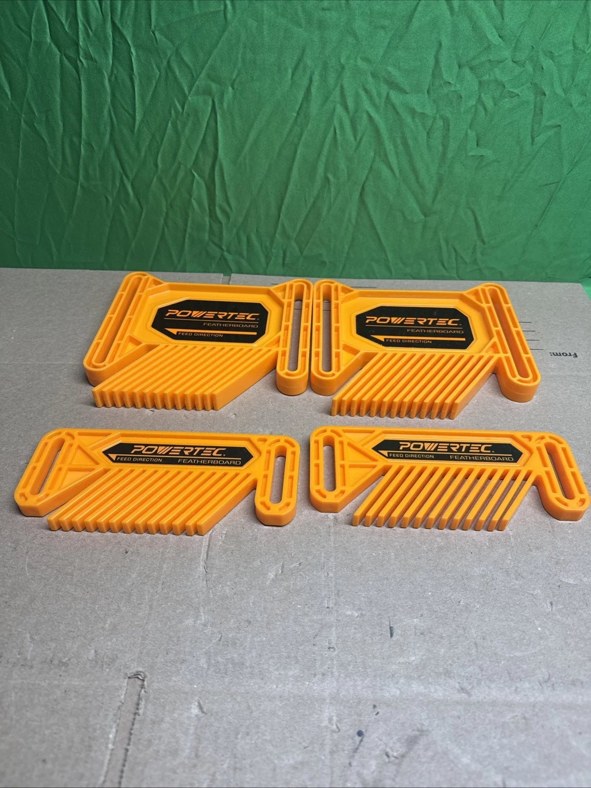 POWERTEC Tandem Feather Boards for Table Saw Router Table & Bandsaw - 4PCs Co...